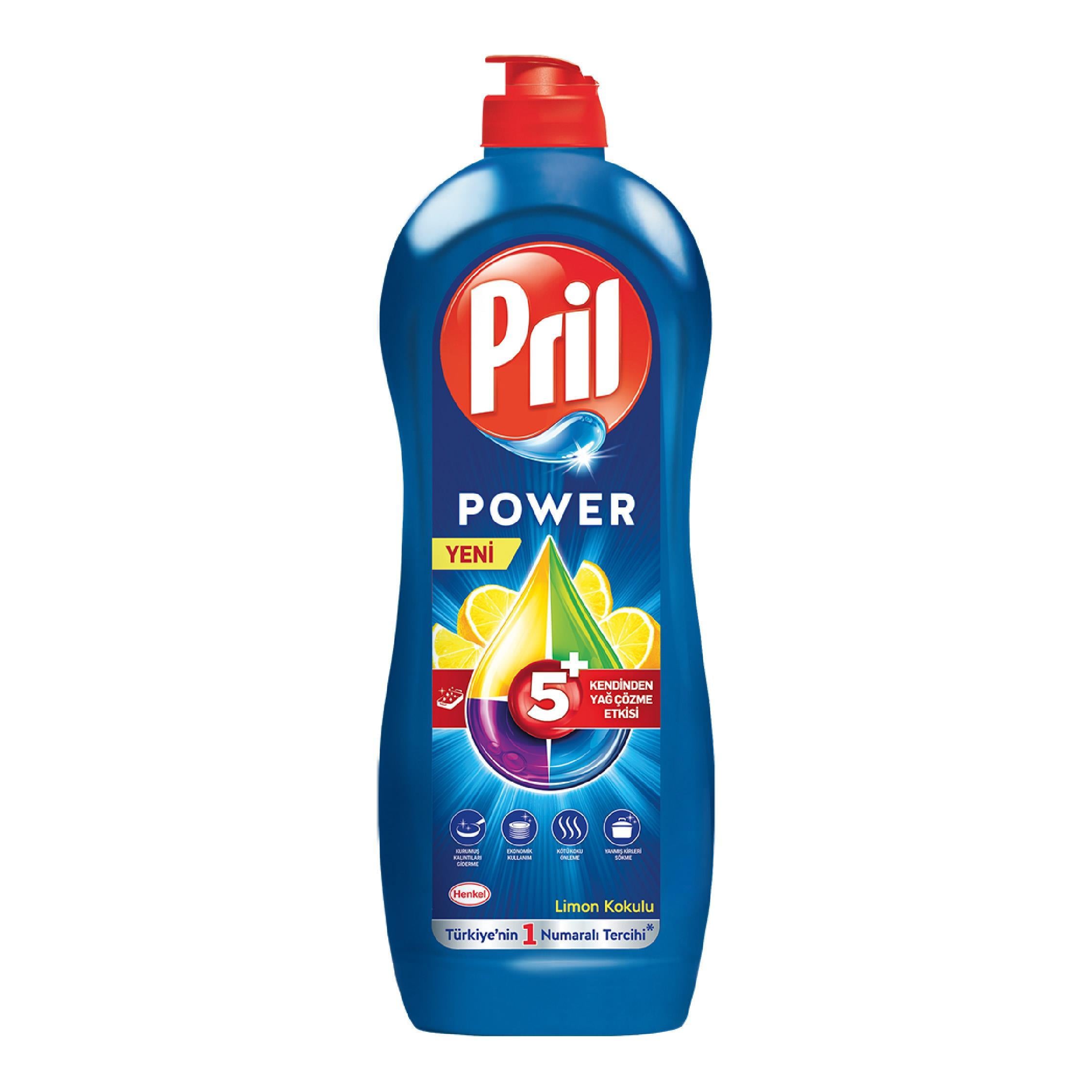 Pril Elde Yıkama Sıvı Bulaşık Deterjanı 675g Limon 5+ Etki Kendinden Yağ Çözme Etkisi