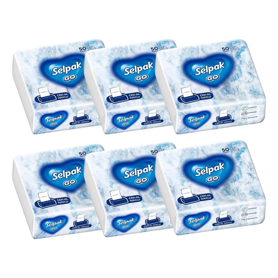 Selpak Go Çek-Al Havlu 6 LI Set