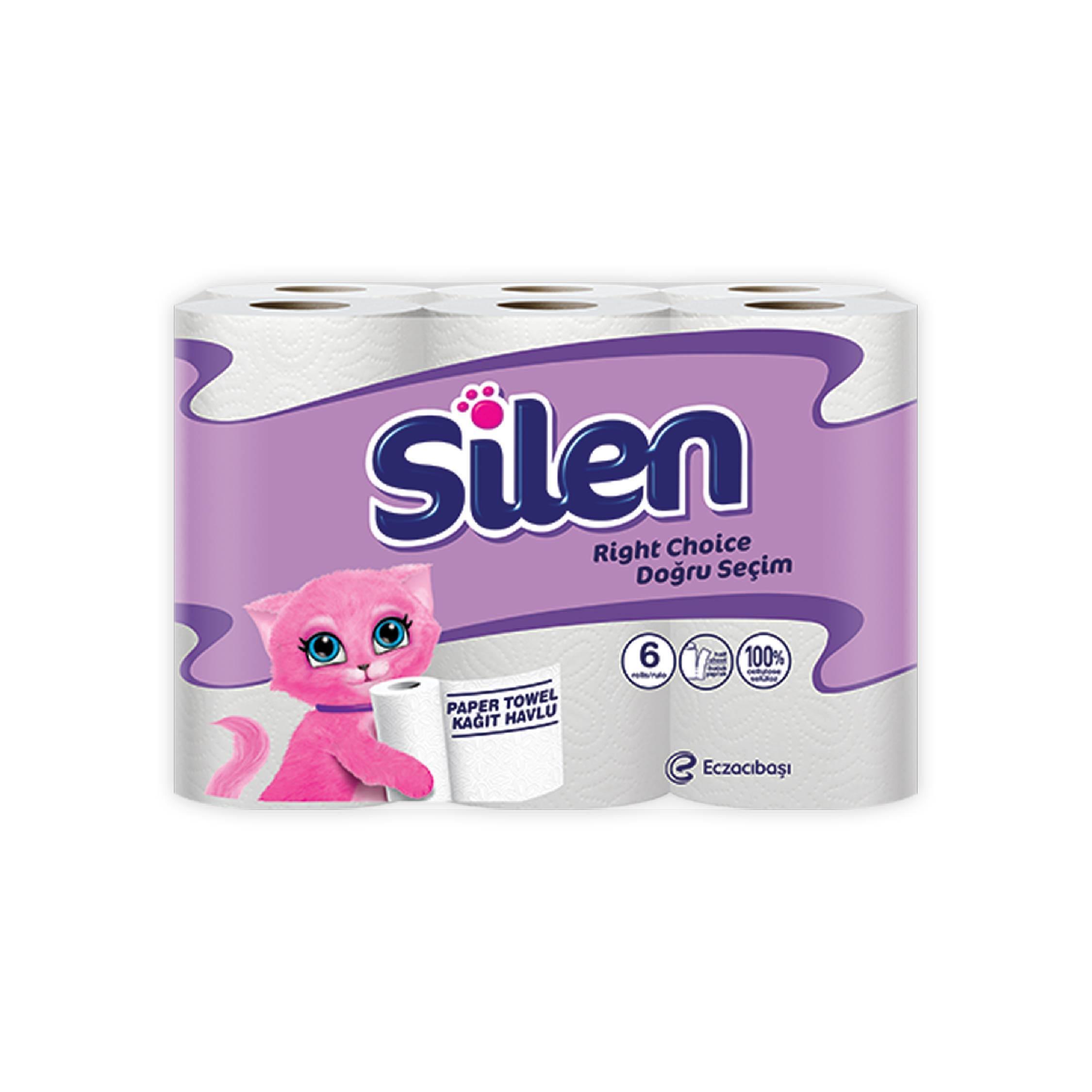 Silen Havlu Kağıt 6'lı