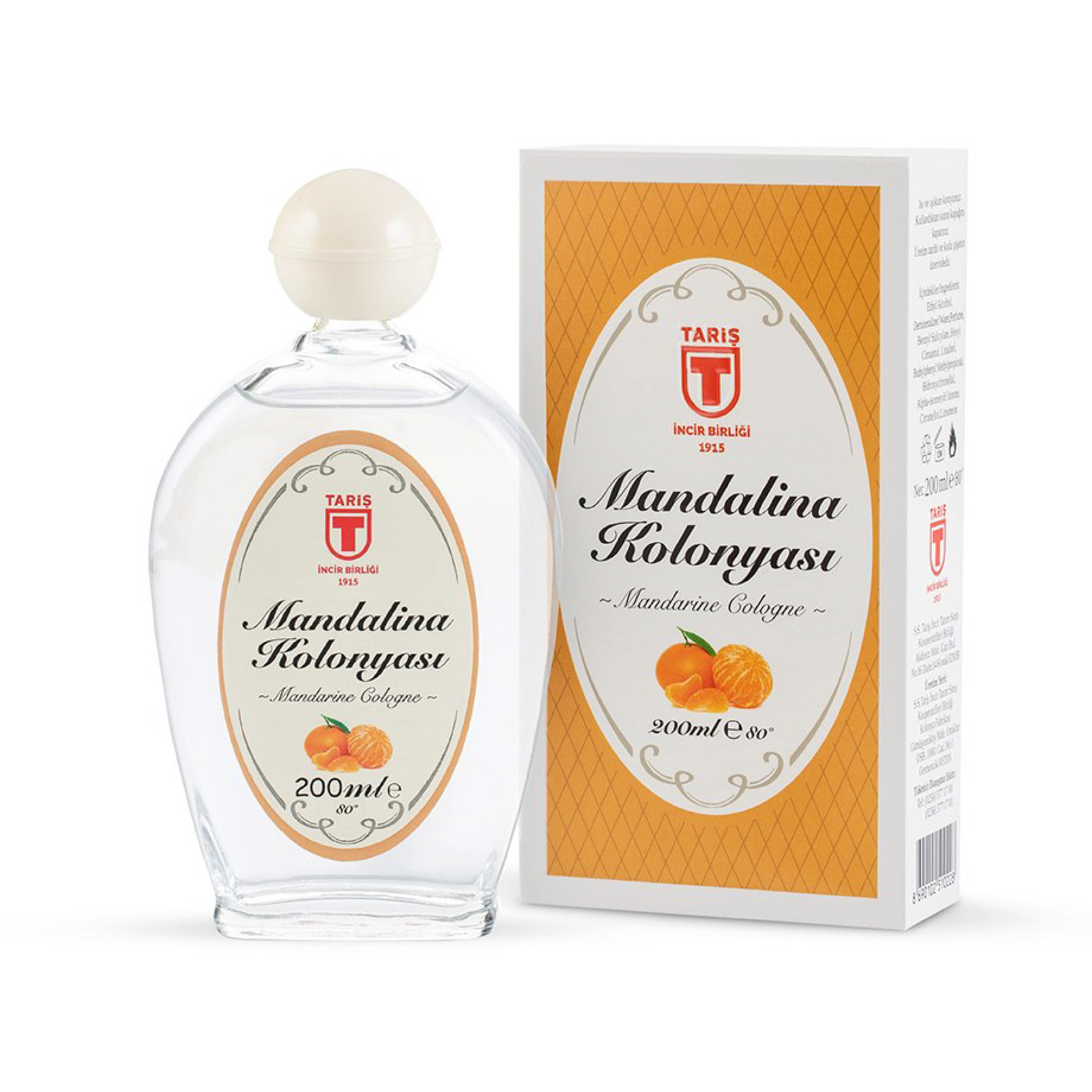 Tariş Mandalina Kolonyası 200 ml Cam Şişe