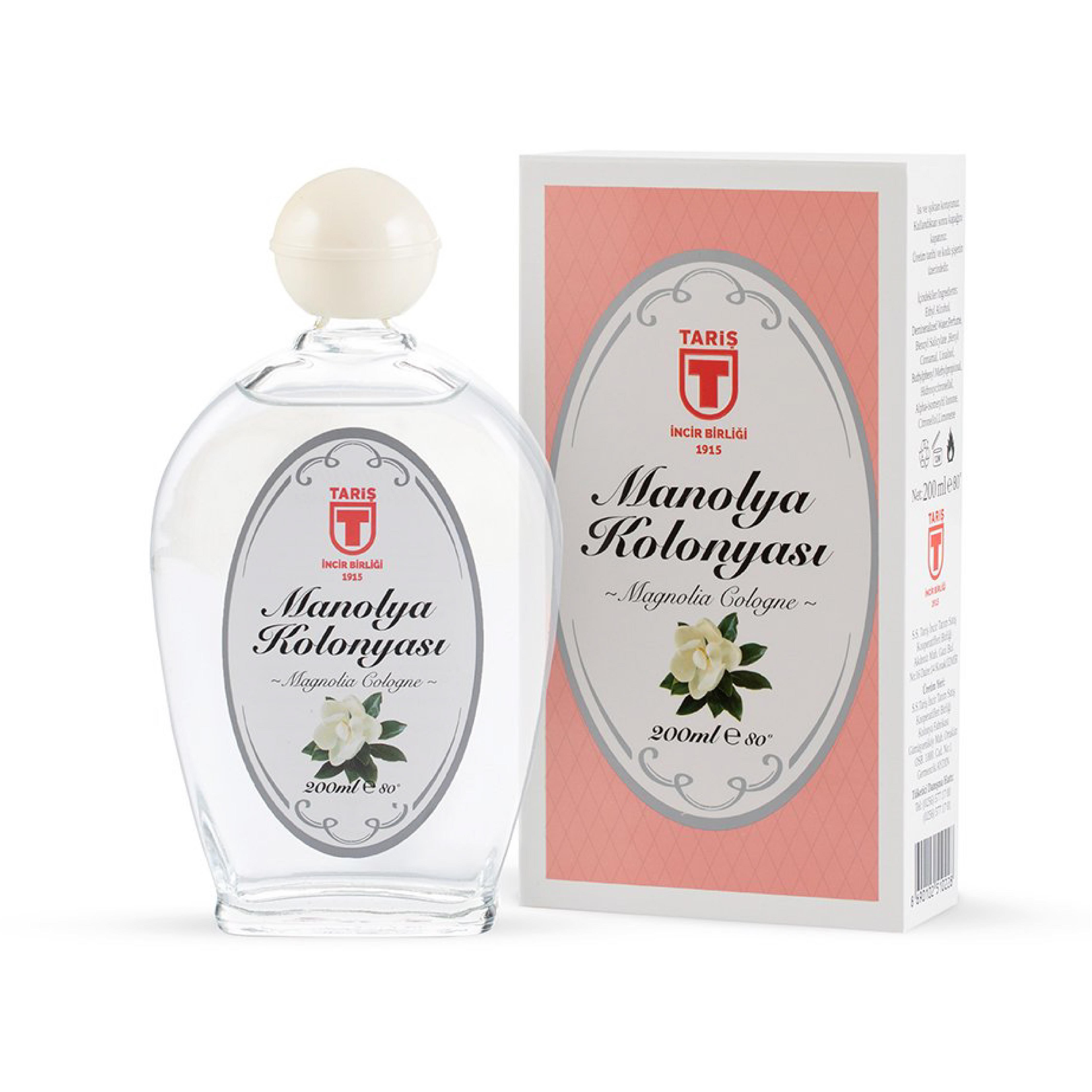 Tariş Manolya Kolonyası 200 ml Cam Şişe