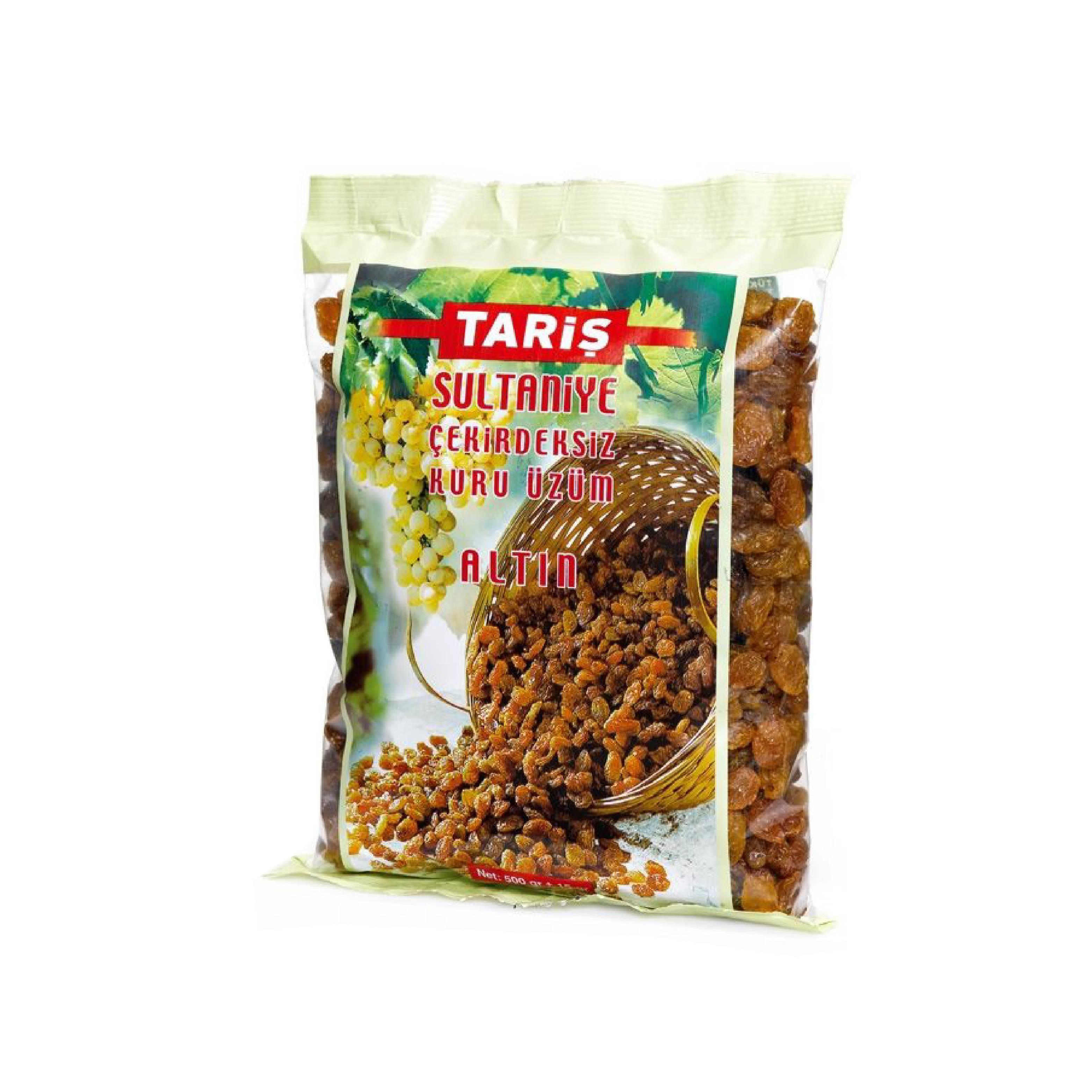Tariş Sultaniye Çekirdeksiz Altın Kuru Üzüm 500 Gr.