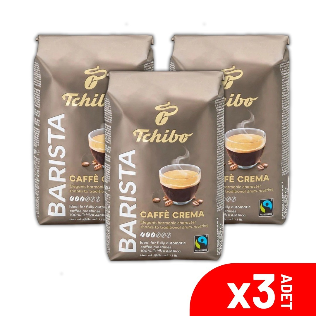 Tchibo Barista Caffe Crema Çekirdek Kahve 500g 3lü