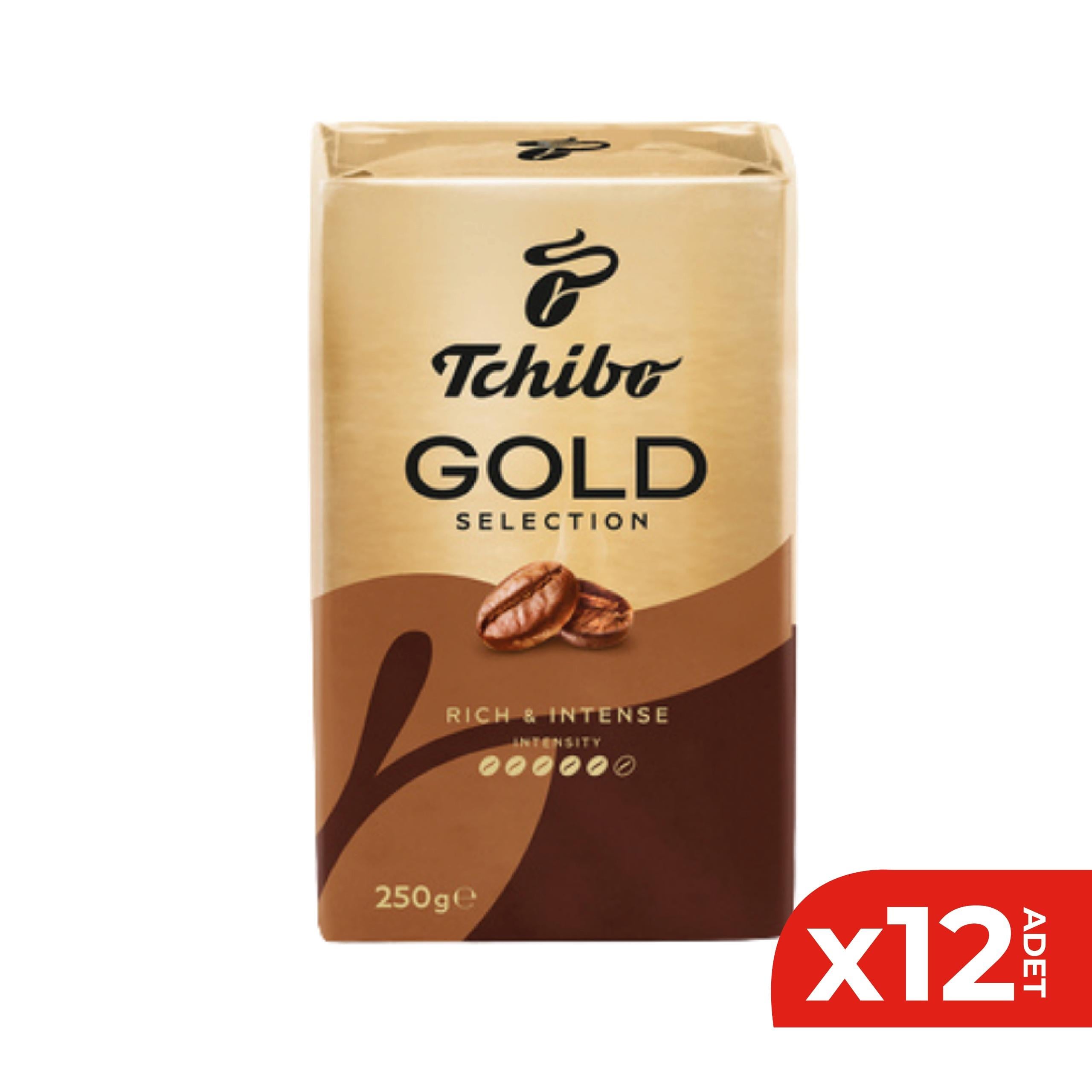 Tchibo Gold Selection Öğütülmüş Filtre Kahve 250g - 12 Adet