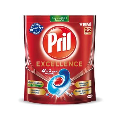 Pril Excellence Bulaşık Makinesi Deterjanı 22 Kapsül