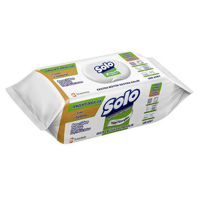 Solo Temizlikte Doğal Güç Beyaz Sabun Ferahlığı Yüzey Temizlik Havlusu 100 Yaprak