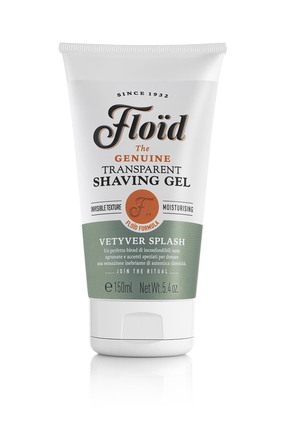 Floid Tıraş Jeli, Shaving Gel, Vetyver Splash, 150 ml