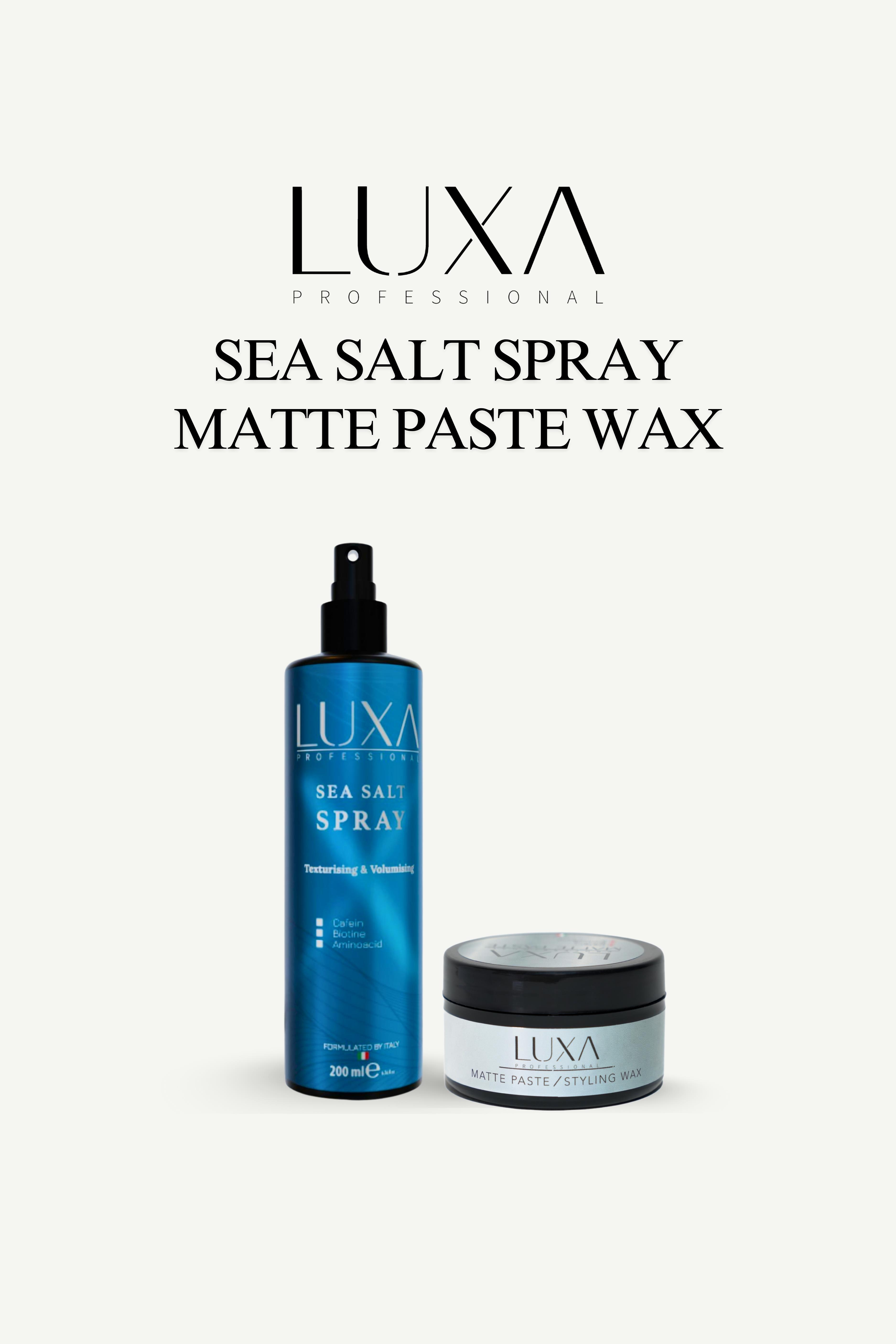 Luxa Deniz Tuzu Spreyi 200 ml + Mat Wax 100 ml 