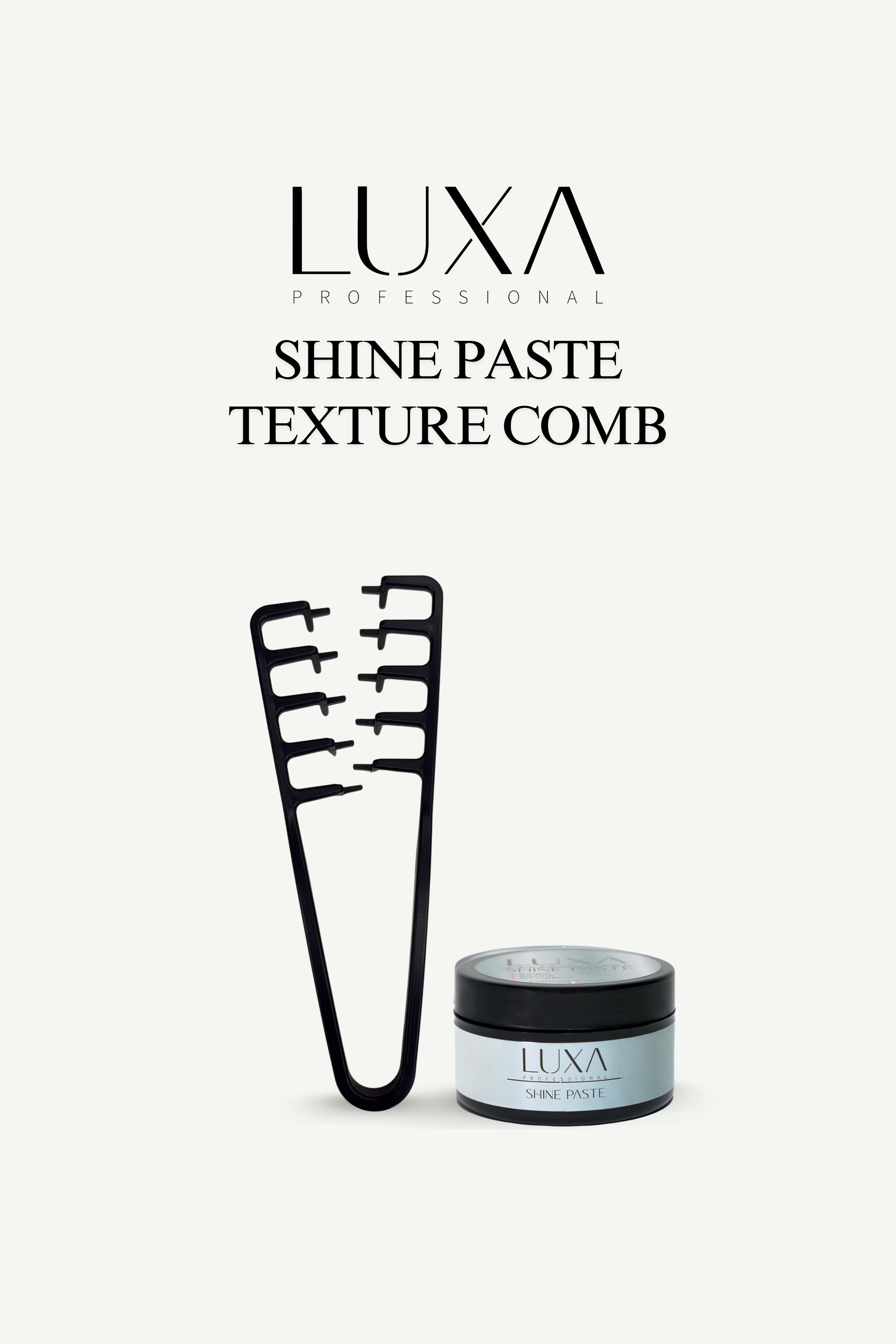 Luxa Professional Texture Comb Profesyonel Saç Doku Tarağı + Islak Wax 100 ml