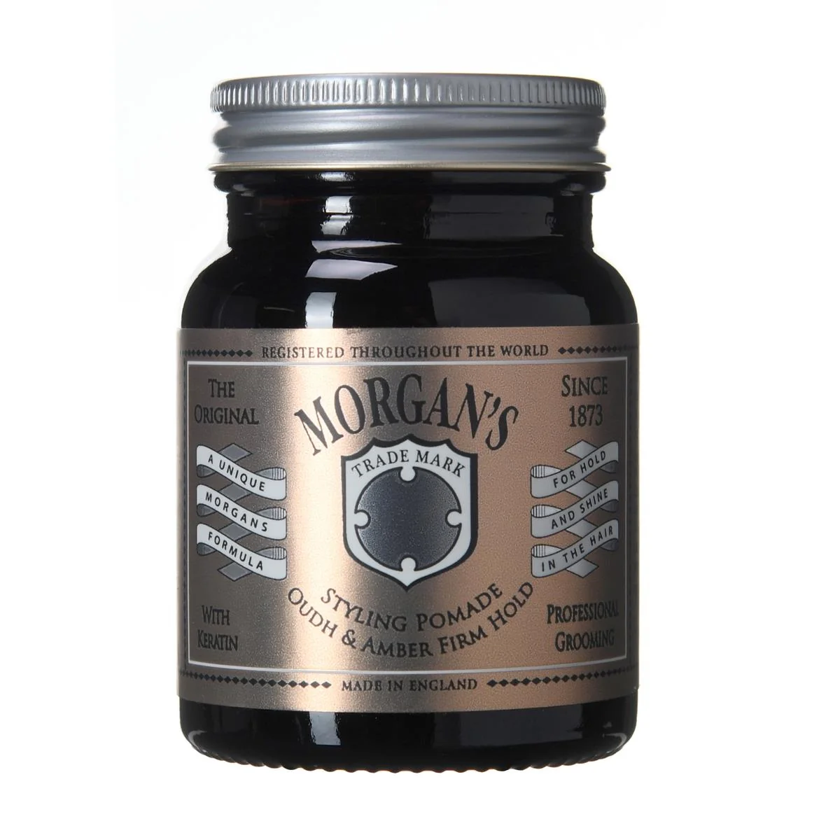 Morgan's Pomade Oudh & Amber -Kalıcı Sert Tutuş Sağlayan Pomat (Gold Label) 100 gr