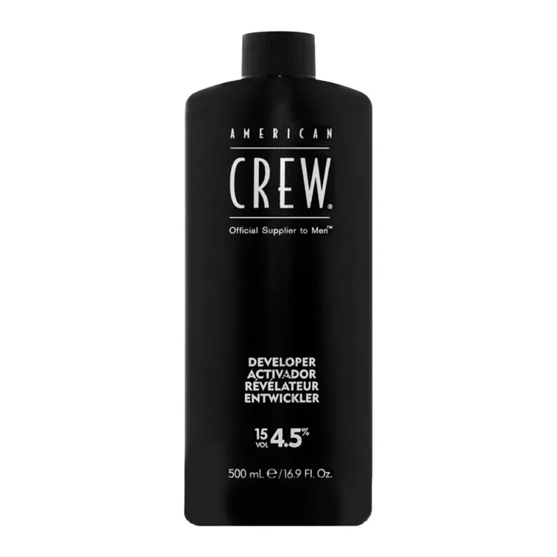 American Crew Erkekler İçin Doğal Beyaz Kapatıcı Boya İçin 15 Vol Oksidan 500 ml