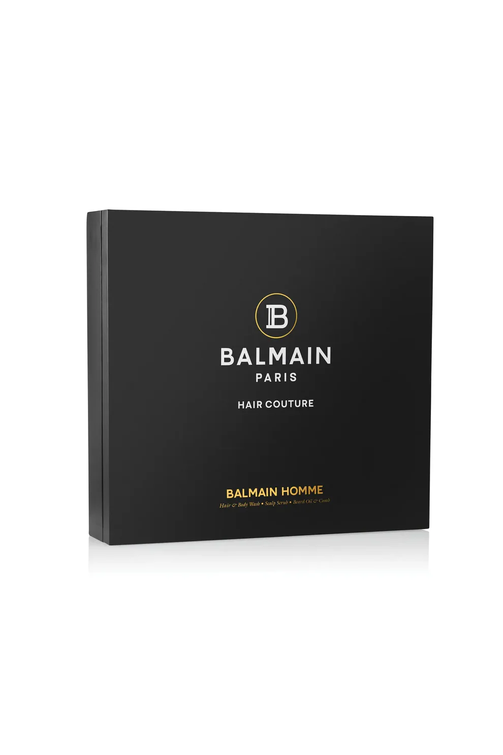 Balmain Homme Gift Set 3 (Sakal Yağı, Saç ve Vücut Losyonu, Saç Derisi Peeling Seti)