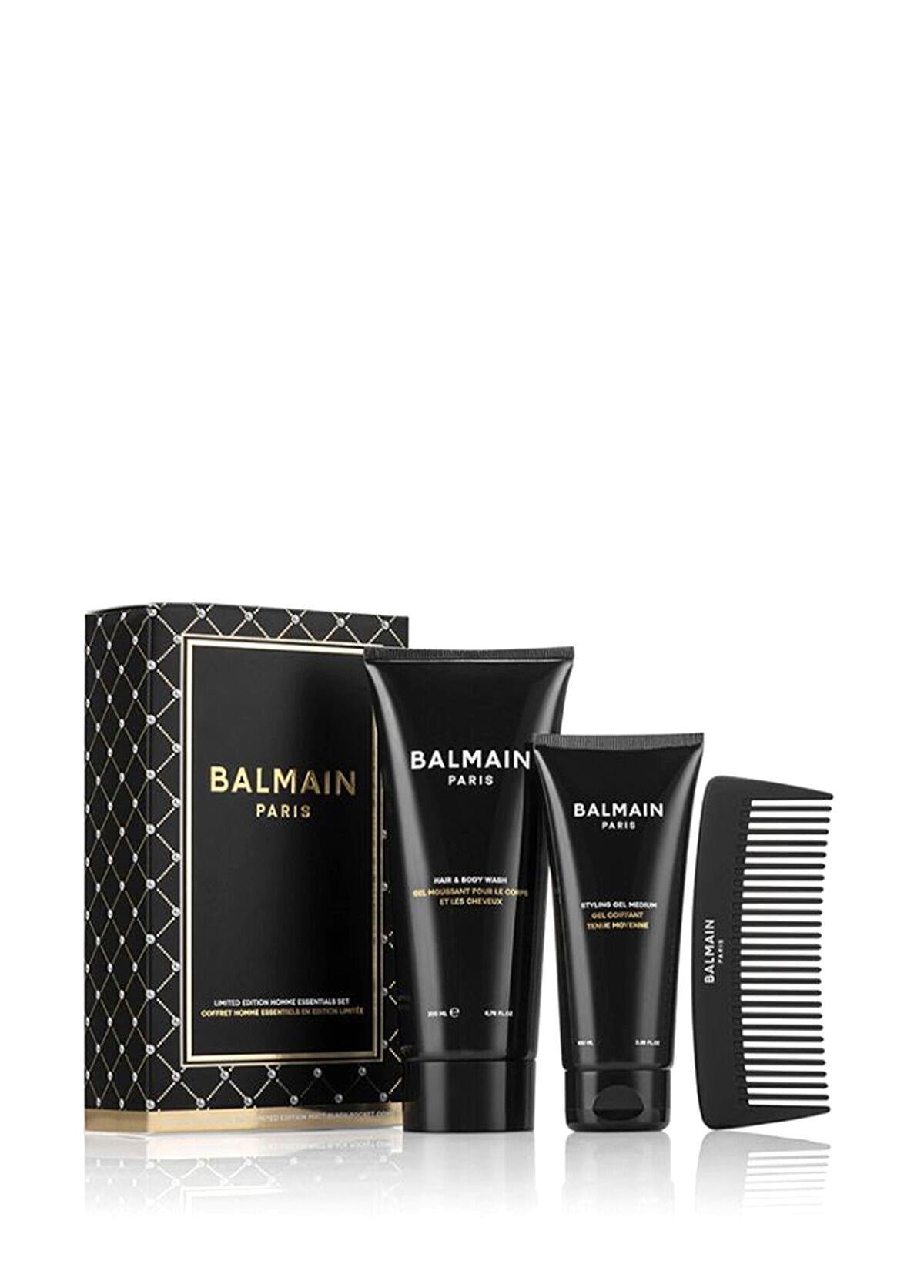 Balmain Limited Edition Homme Essentials Set – C2 24 (Erkekler için Saç ve Vücut Bakım Seti)
