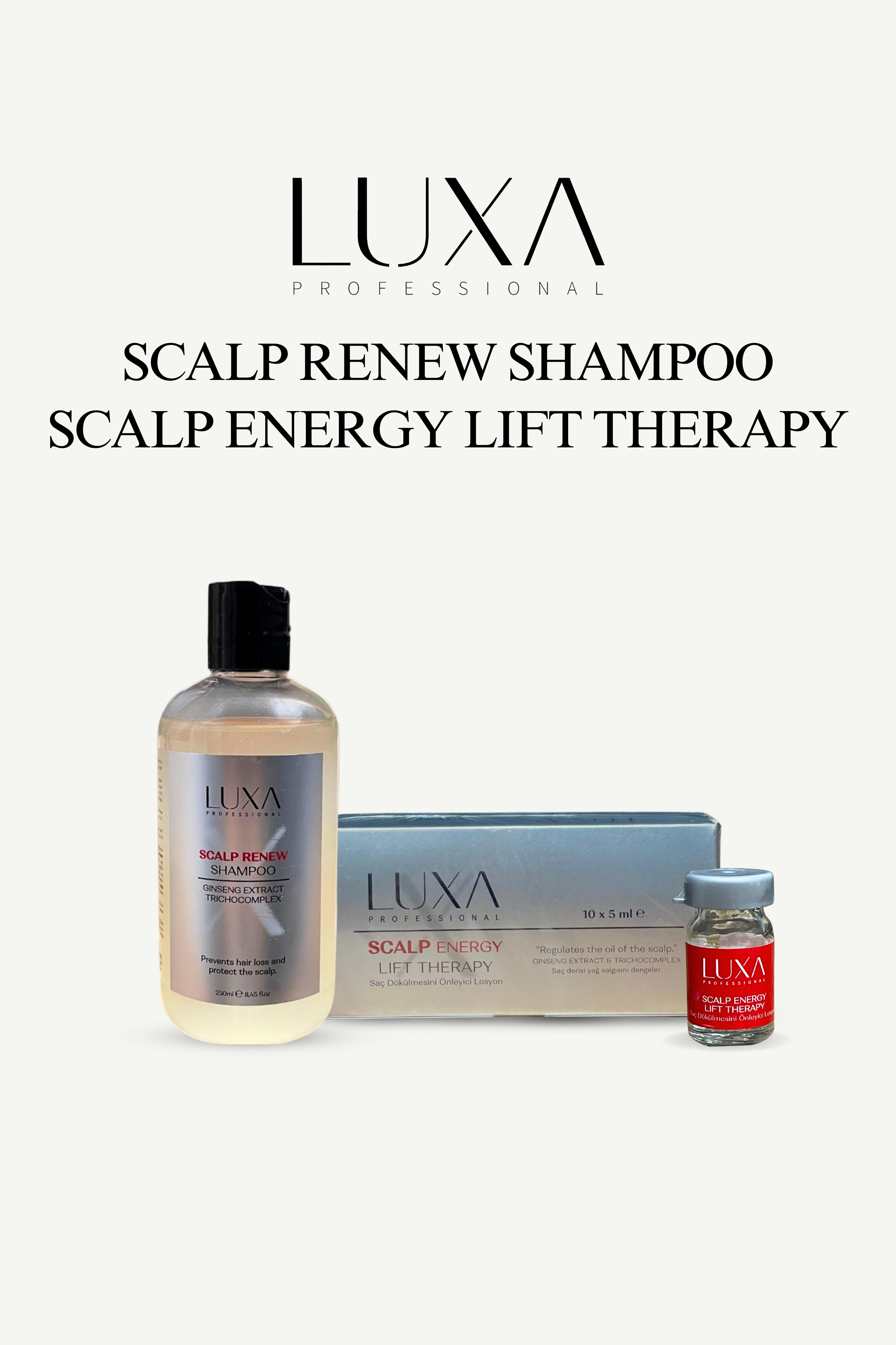 Luxa Scalp Renew Dökülme Önleyici Şampuan 250 ml +  Serum 10x5 ml