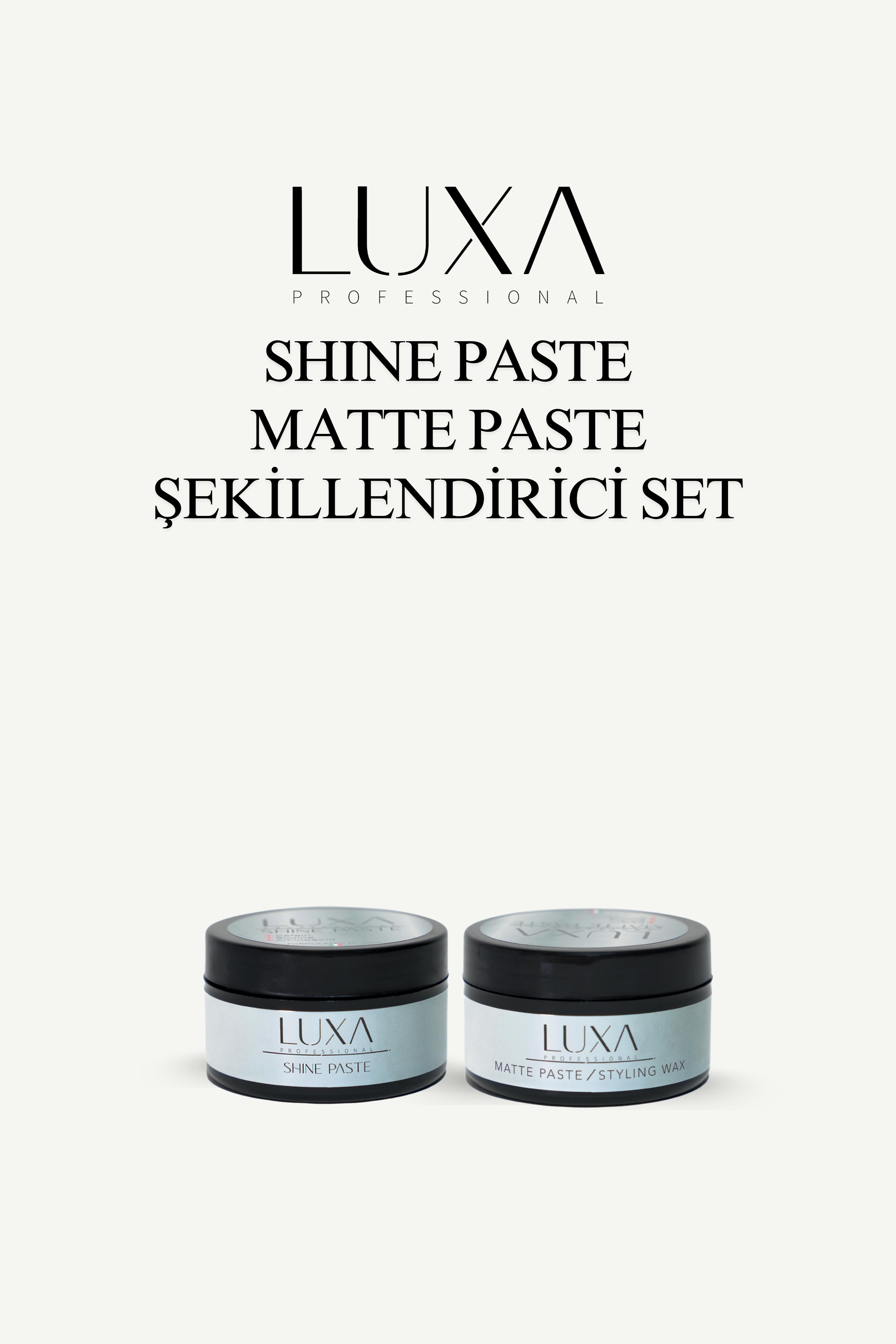 Luxa Shine + Mat Wax 100 ml Şekillendirici Set