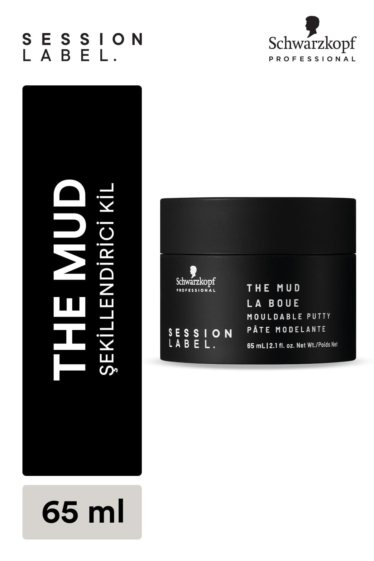 Schwarzkopf Session Label The Mud Şekillendirici Kil 65 ml