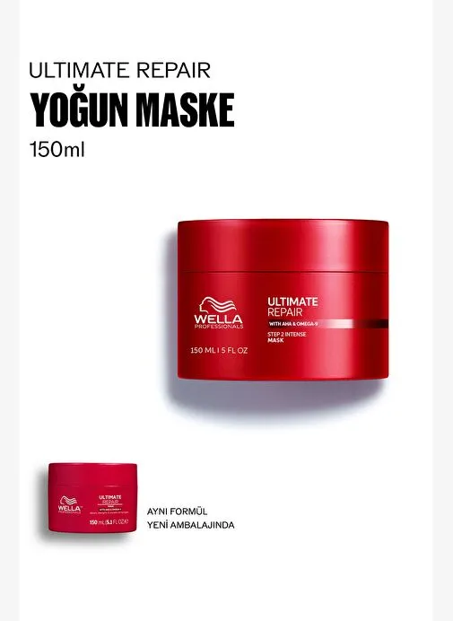 Wella Professionals Ultimate Repair Tüm Saç Tipleri İçin Yoğun Onarıcı Saç Bakım Maskesi 150 ML