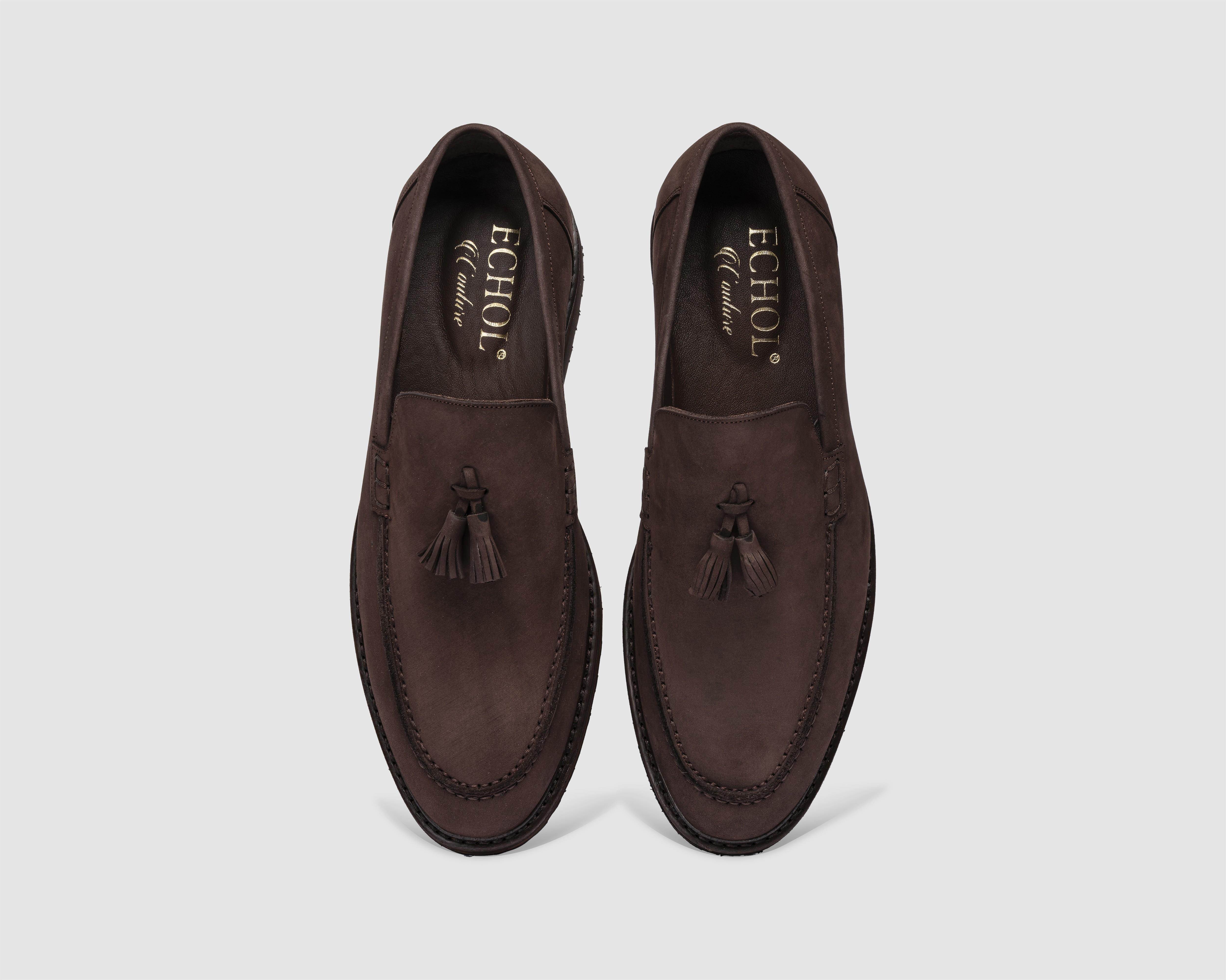 Gnd.2434 Püsküllü Nubuk Loafer Ayakkabı