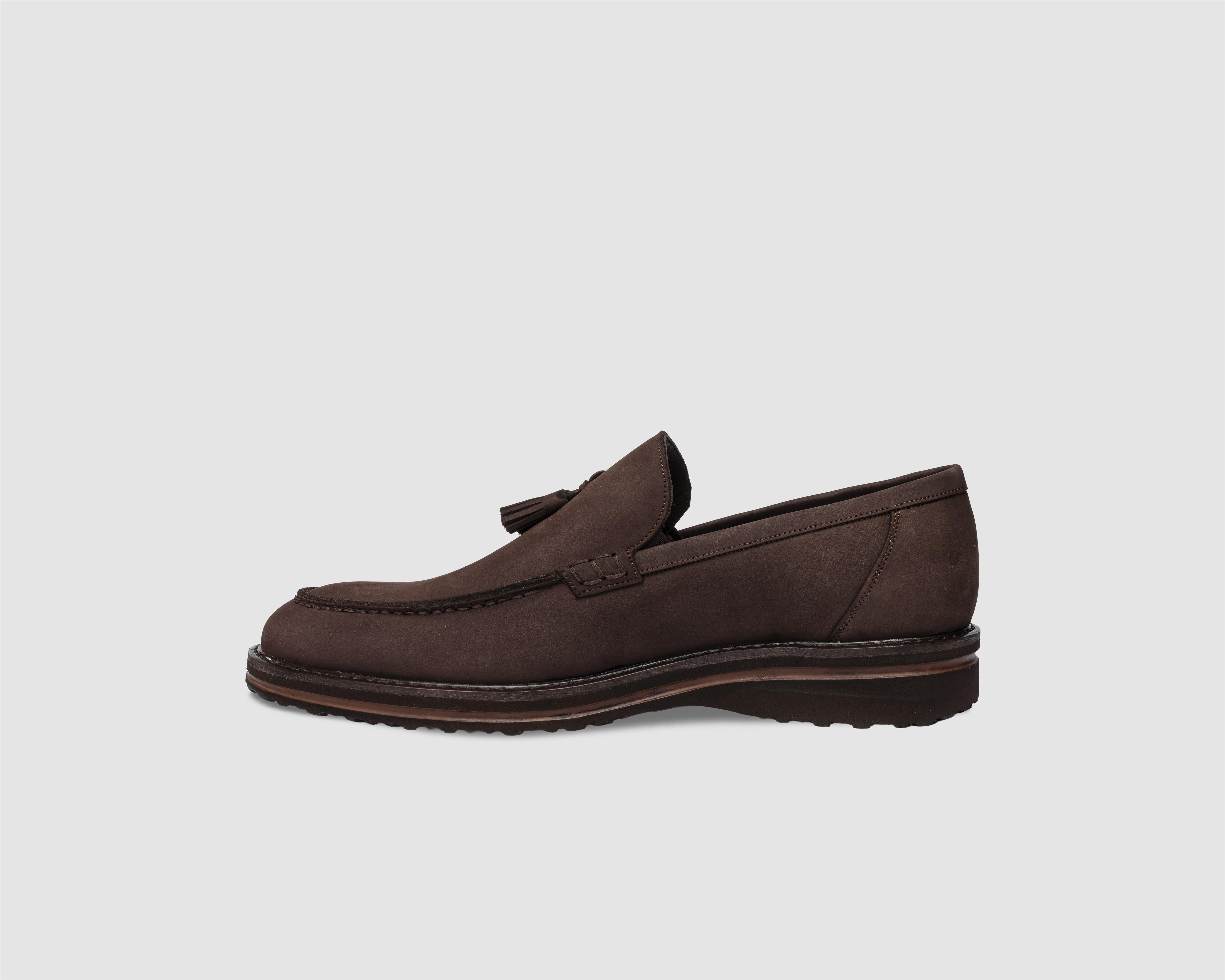 Gnd.2434 Püsküllü Nubuk Loafer Ayakkabı