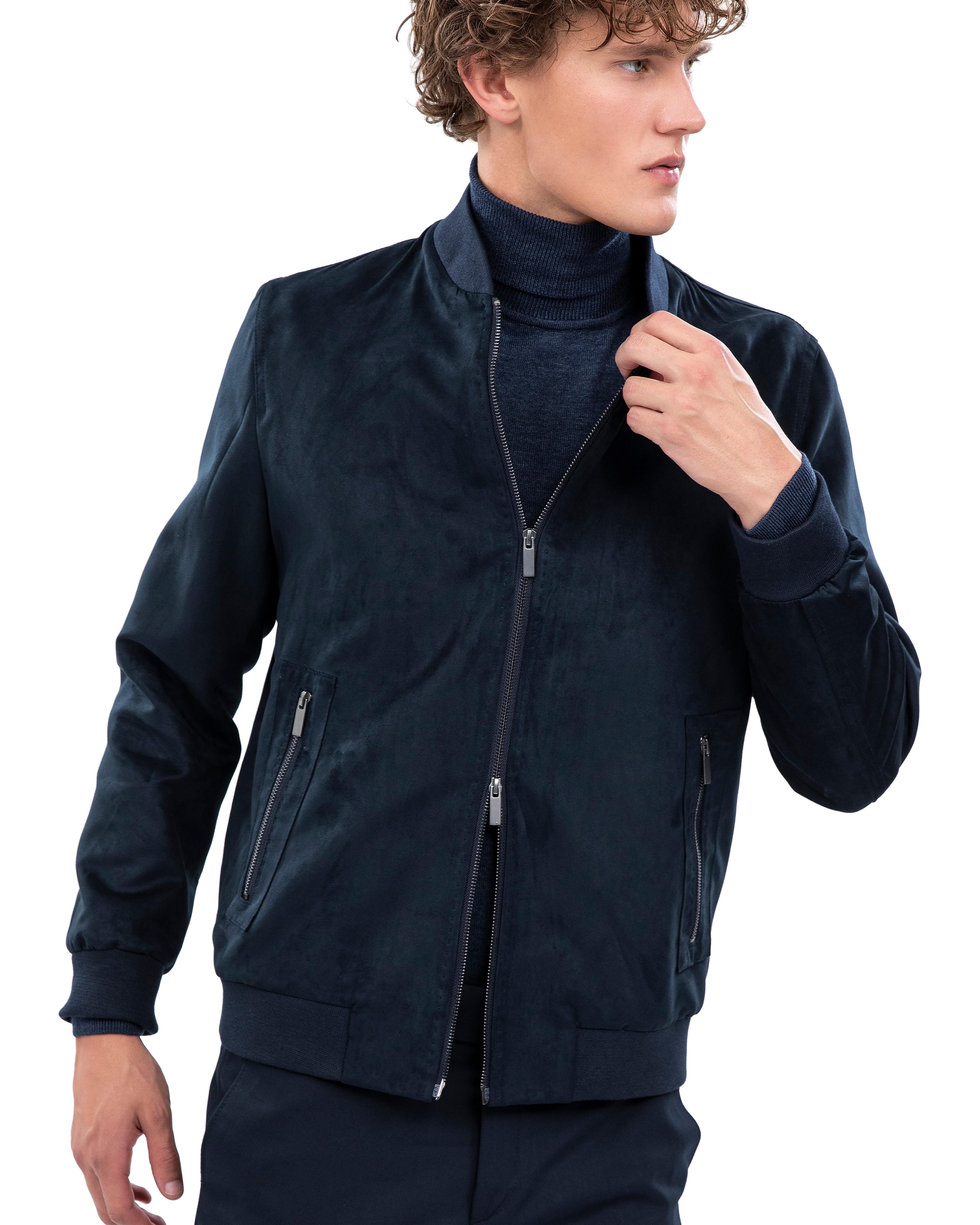 8008 Pilot Yaka Süet Ceket