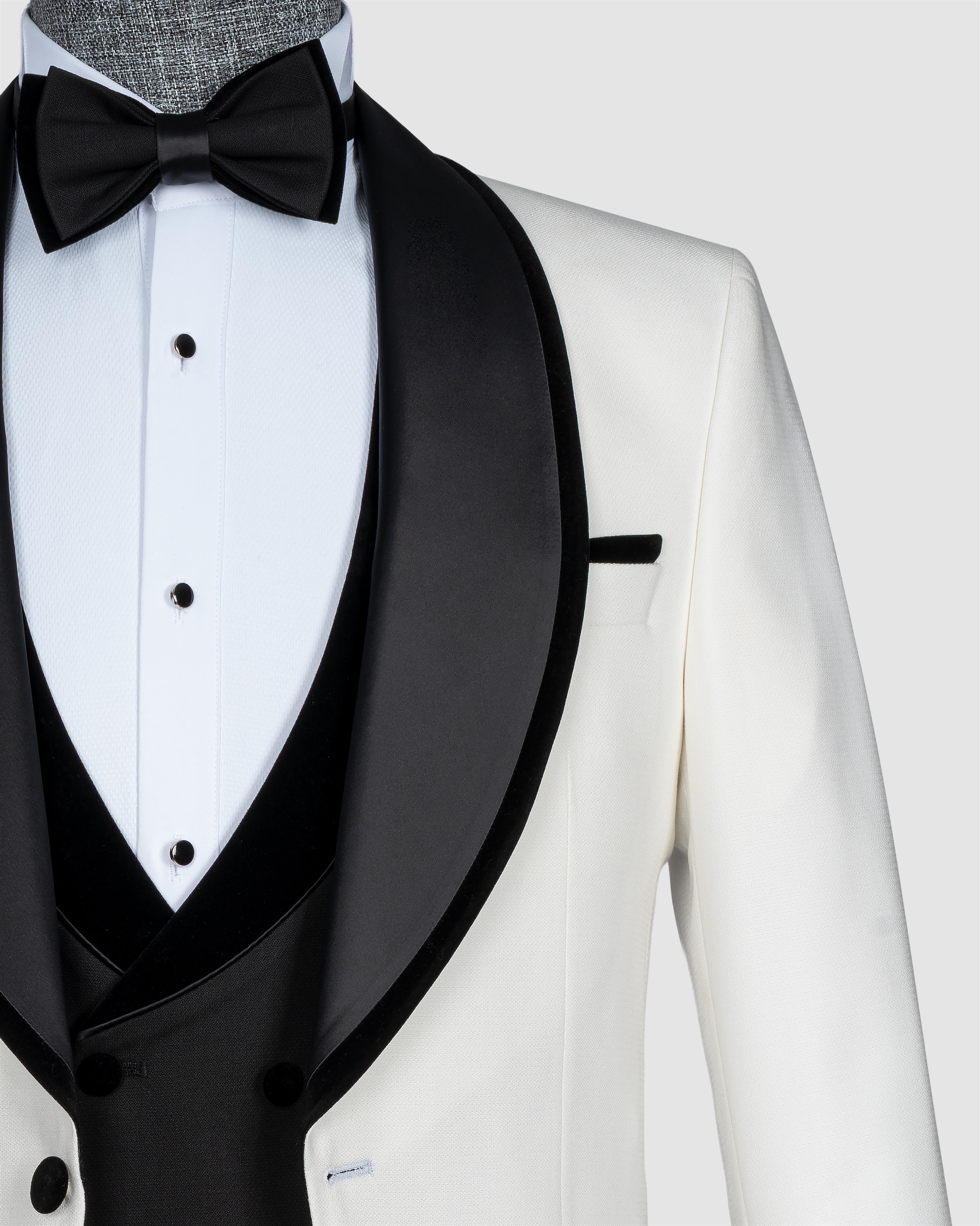 Ssa.5567 Luxury Şal Yaka Damatlık