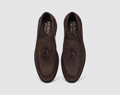 Gnd.2434 Püsküllü Nubuk Loafer Ayakkabı