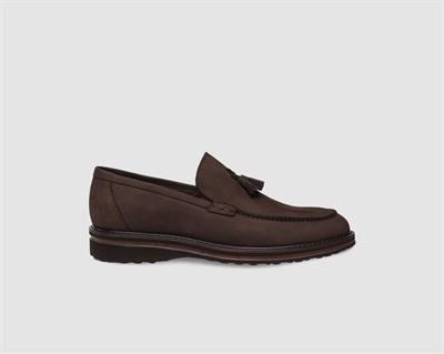 Gnd.2434 Püsküllü Nubuk Loafer Ayakkabı