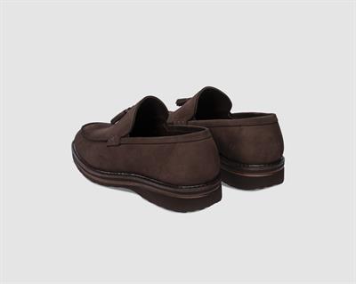 Gnd.2434 Püsküllü Nubuk Loafer Ayakkabı