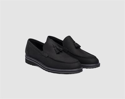 Gnd.2434 Püsküllü Nubuk Loafer Ayakkabı