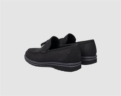 Gnd.2434 Püsküllü Nubuk Loafer Ayakkabı