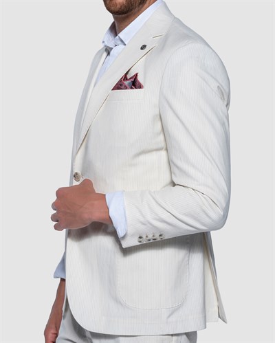 Ssa 4455 Çizgili İki Düğ. Tulum Cep Ckt