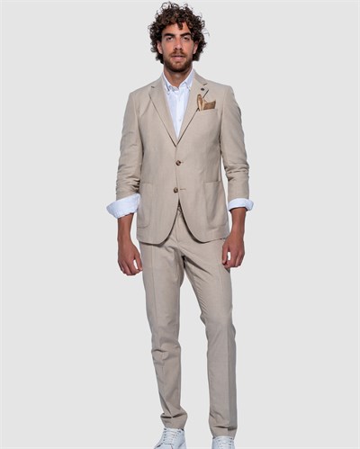 Ssa 4455 Çizgili İki Düğ. Tulum Cep Ckt