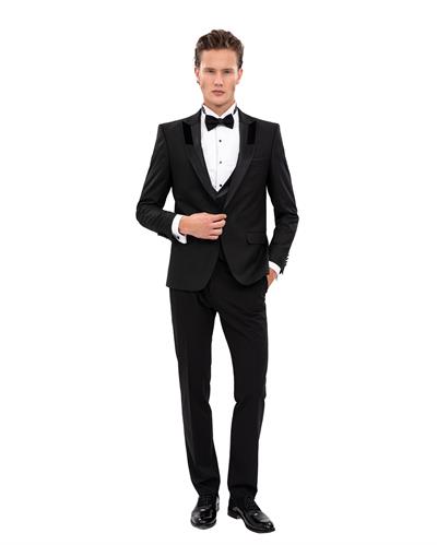 Ech.5032-6036 Kırlangıç Yaka Damatlık Takım Elbise