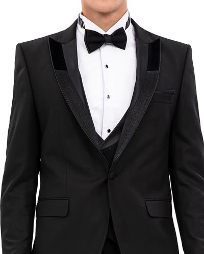 Ech.5032-6036 Kırlangıç Yaka Damatlık Takım Elbise