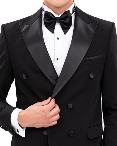 5841 Sivriyaka 6 Düğmeli Kruvaze Damatlık