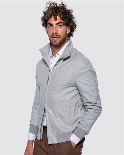 Scr.5257 İnce Çizgili Mont