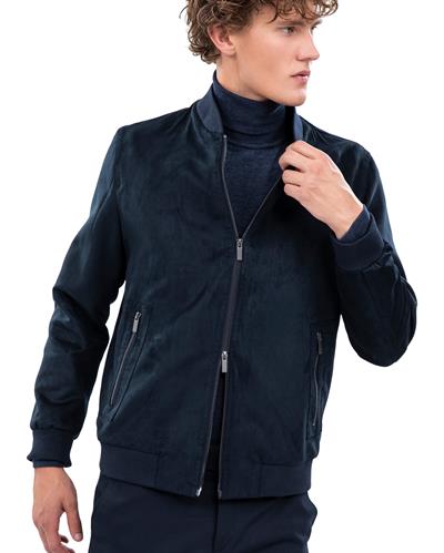 8008 Pilot Yaka Süet Ceket