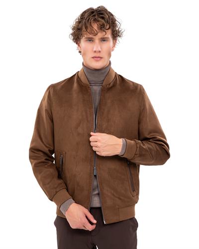 8008 Pilot Yaka Süet Ceket