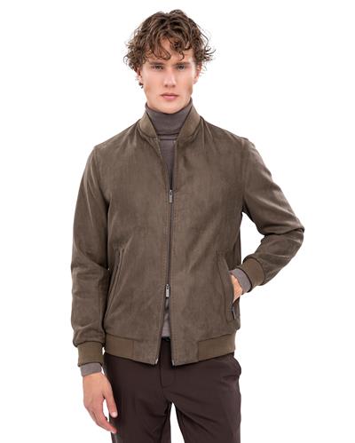 8008 Pilot Yaka Süet Ceket