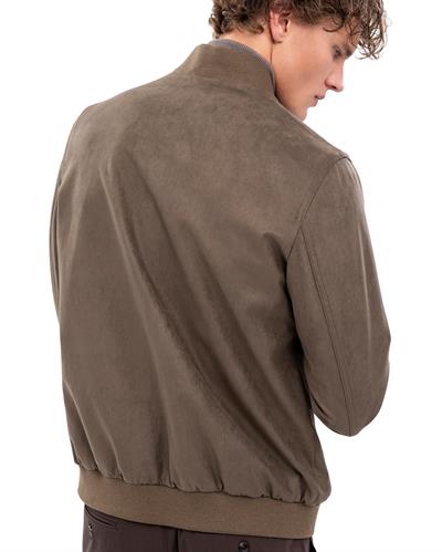 8008 Pilot Yaka Süet Ceket