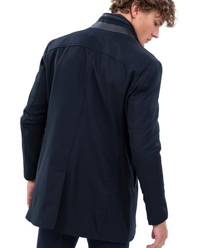 Ssa.8120 Kürk Yaka 4 Düğme Kaban