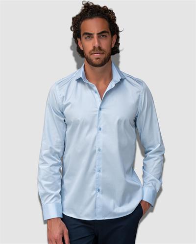 Bfn.1500 Pamuk Saten Gömlek