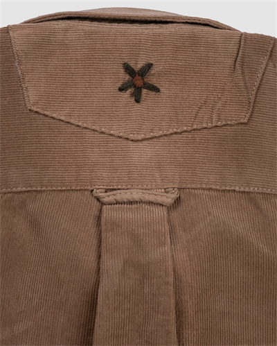 Bfn.1528 %100 Cotton Dokulu Kadife Gömlek