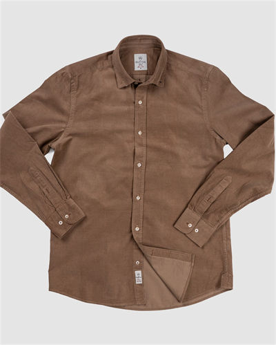 Bfn.1528 %100 Cotton Dokulu Kadife Gömlek