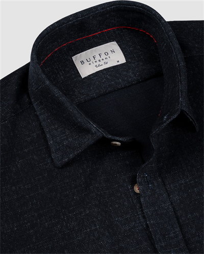 Bfn.2259 Nokta Dokulu Örme Gömlek