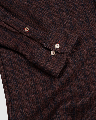 Bfn.2300-2 Kareli Örme Gömlek