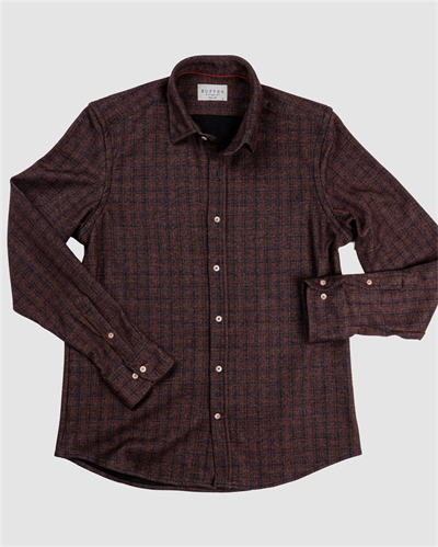 Bfn.2300-2 Kareli Örme Gömlek