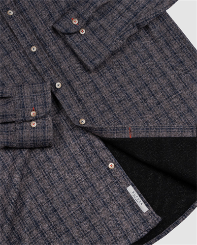 Bfn.2300-2 Kareli Örme Gömlek