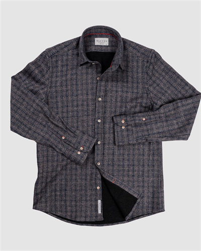 Bfn.2300-2 Kareli Örme Gömlek