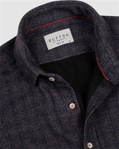 Bfn.2300-3 Çizgili Örme Gömlek